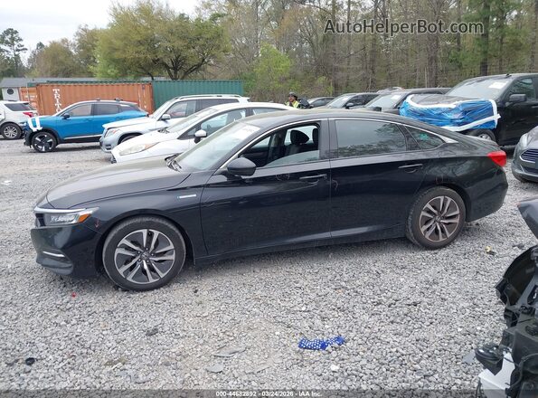 1HGCV3F19JA006151 2018 HONDA ACCORD HYBRID Черный Панорамный вид салона 360°
