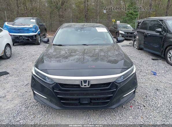 1HGCV3F19JA006151 2018 HONDA ACCORD HYBRID Черный Вид щитка приборов