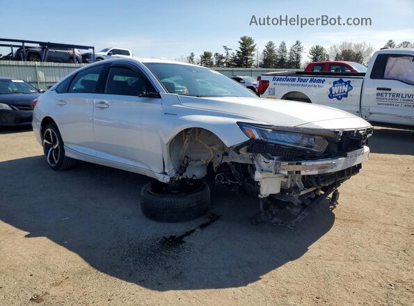 1HGCV3F20NA034399 2022 HONDA ACCORD Белый Передняя правая четверть