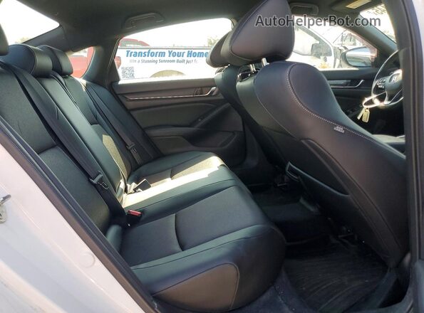 1HGCV3F20NA034399 2022 HONDA ACCORD Белый Вид задних сидений
