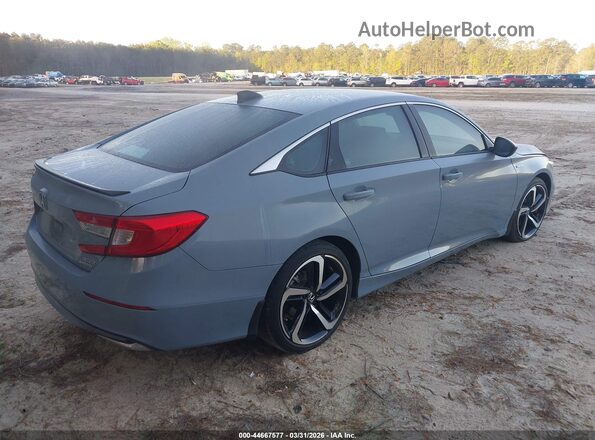 1HGCV3F22NA037756 2022 HONDA ACCORD HYBRID Синий Задняя правая четверть