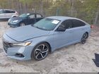 2022 Honda Accord Hybrid Sport Синий vin: 1HGCV3F22NA037756