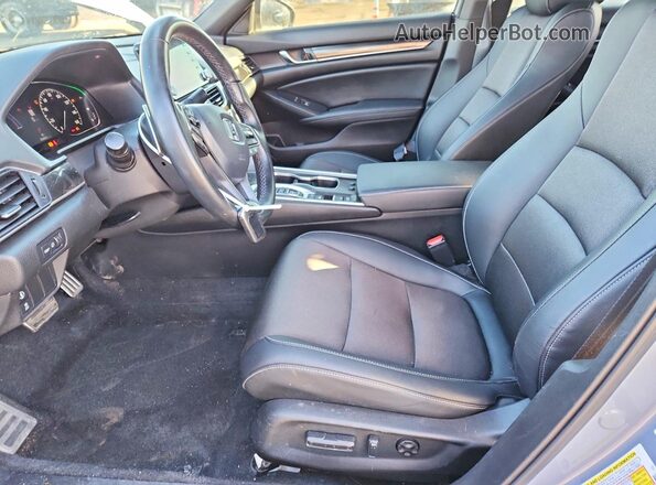 1HGCV3F24NA014897 2022 HONDA ACCORD Gray Սալոնի դիմացի տեսք