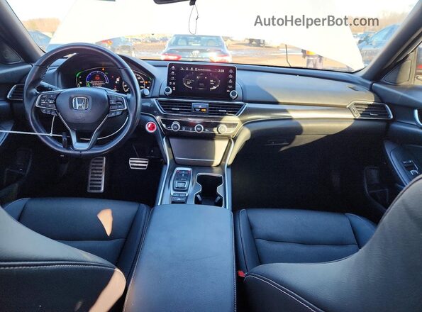 1HGCV3F24NA014897 2022 HONDA ACCORD Gray Առջևի վահանակի տեսք