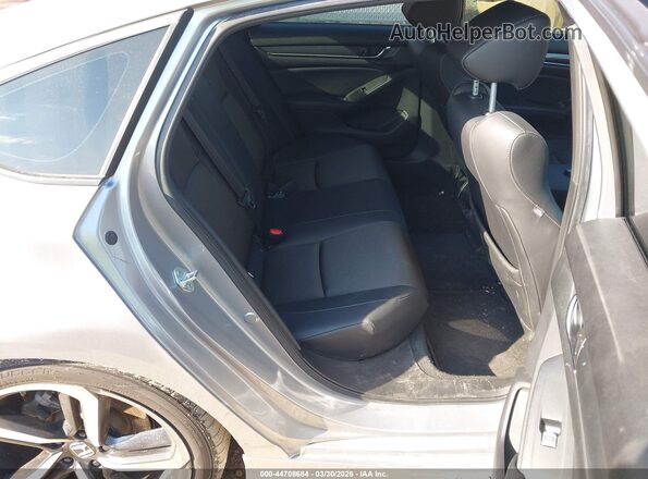 1HGCV3F26NA032656 2022 HONDA ACCORD HYBRID Серебряный Вид наклейки с VIN-кодом