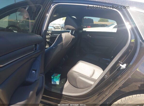 1HGCV3F2XNA042901 2022 HONDA ACCORD HYBRID Черный Вид наклейки с VIN-кодом