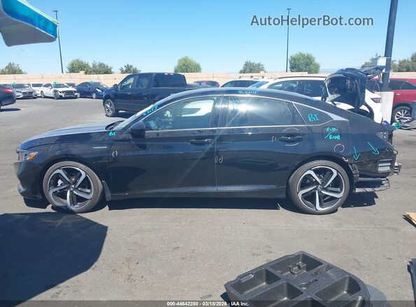 1HGCV3F2XNA042901 2022 HONDA ACCORD HYBRID Черный 