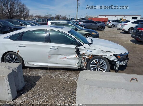 1HGCV3F40LA006763 2020 HONDA ACCORD HYBRID Белый Вид спереди