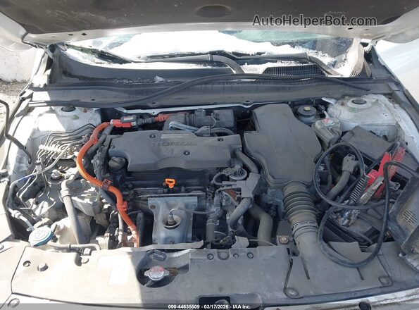 1HGCV3F40LA006763 2020 HONDA ACCORD HYBRID Белый Вид сзади