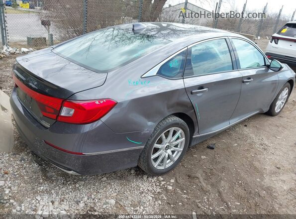 1HGCV3F48KA012647 2019 HONDA ACCORD HYBRID Gray Հետևի աջ