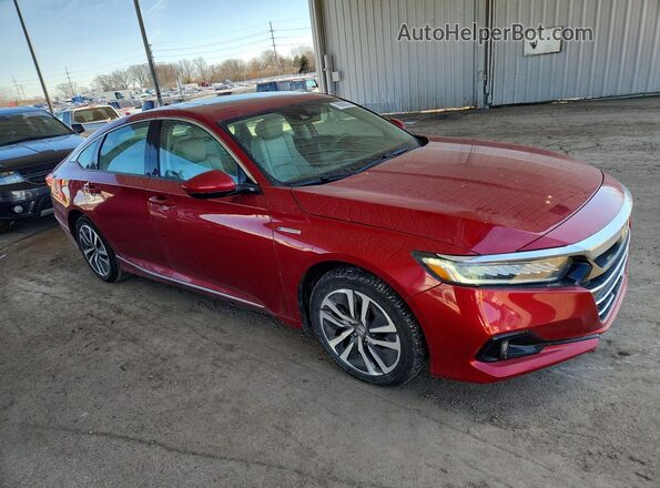 1HGCV3F49MA020923 2021 HONDA ACCORD Red Przód prawy