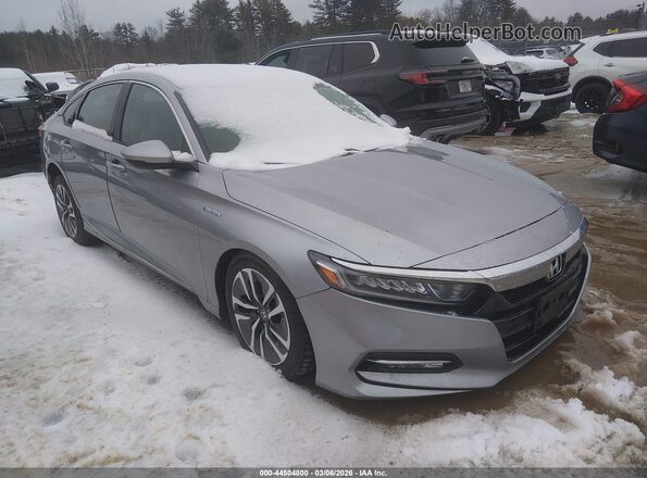 1HGCV3F50LA002947 2020 HONDA ACCORD HYBRID Silver Delantero derecho