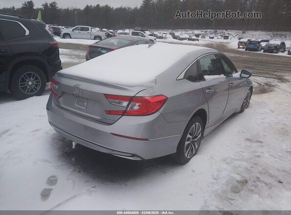 1HGCV3F50LA002947 2020 HONDA ACCORD HYBRID Silver Trasero derecho
