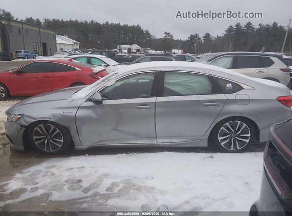 1HGCV3F50LA002947 2020 HONDA ACCORD HYBRID Silver Vista interior de 360 grados