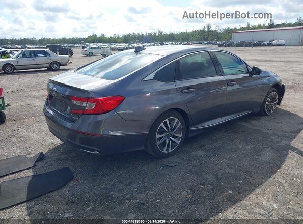 1HGCV3F50MA016008 2021 HONDA ACCORD HYBRID Серый Задняя правая четверть