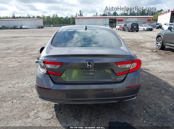 1HGCV3F50MA016008 2021 HONDA ACCORD HYBRID Серый 