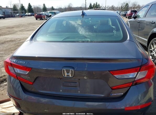1HGCV3F52LA008099 2020 HONDA ACCORD HYBRID Серый 