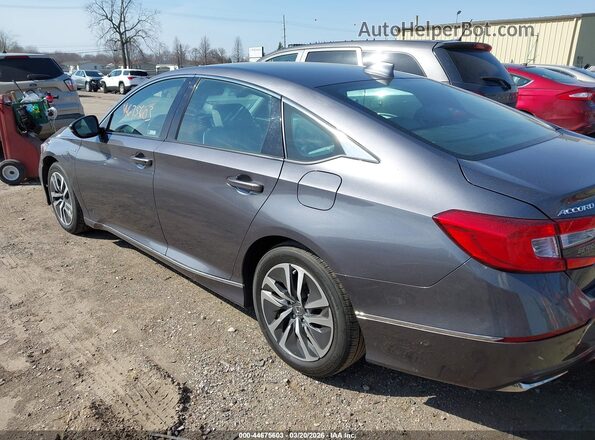 1HGCV3F52LA008099 2020 HONDA ACCORD HYBRID Серый Задняя левая четверть