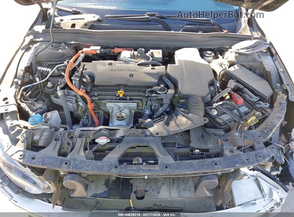 1HGCV3F53LA013067 2020 HONDA ACCORD HYBRID Black Rear view