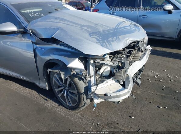 1HGCV3F54KA013707 2019 HONDA ACCORD HYBRID Silver Vista del cuadro de instrumentos