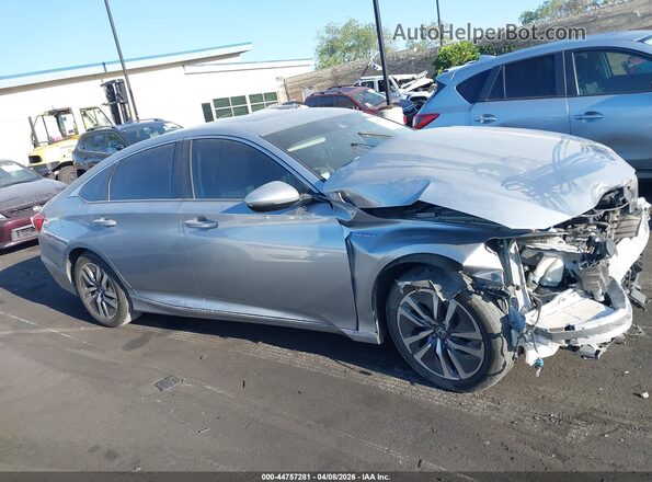 1HGCV3F54KA013707 2019 HONDA ACCORD HYBRID Silver Vista interior de 360 grados