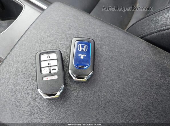 1HGCV3F57KA001504 2019 HONDA ACCORD HYBRID White Dashboard view