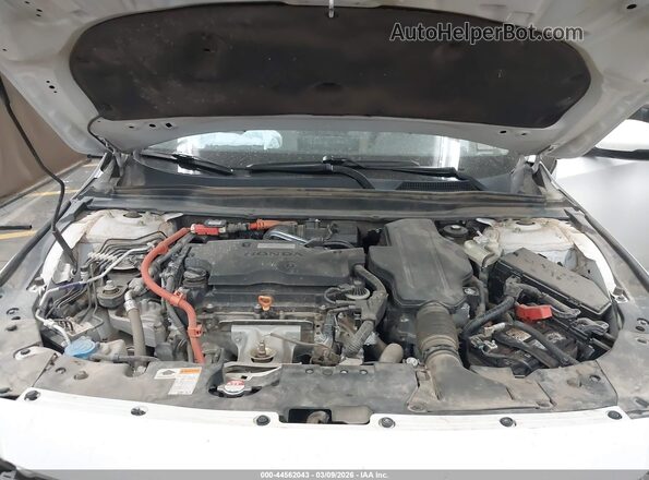 1HGCV3F59LA003384 2020 HONDA ACCORD HYBRID White Widok z tyłu