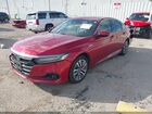 2021 Honda Accord Hybrid Ex-l Red vin: 1HGCV3F5XMA010359