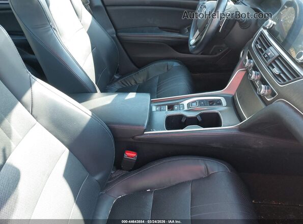 1HGCV3F66JA007723 2018 HONDA ACCORD HYBRID Черный Вид салона спереди