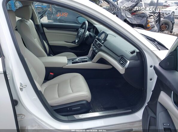 1HGCV3F90LA009903 2020 HONDA ACCORD HYBRID Белый Вид салона спереди