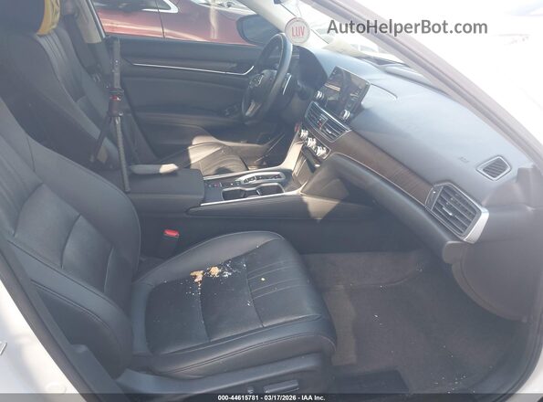 1HGCV3F93MA001442 2021 HONDA ACCORD HYBRID Белый Вид салона спереди