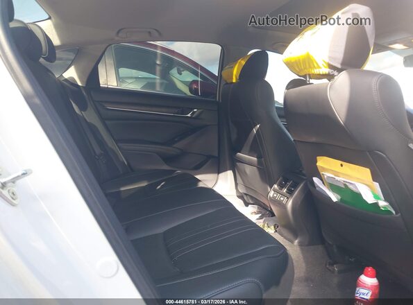 1HGCV3F93MA001442 2021 HONDA ACCORD HYBRID Белый Вид наклейки с VIN-кодом