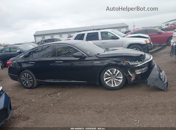 1HGCV3F94KA000068 2019 HONDA ACCORD HYBRID Black Սալոնի հետևի տեսք