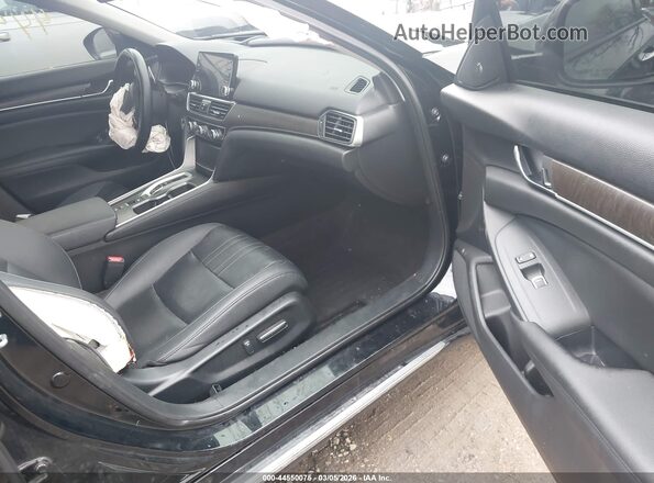 1HGCV3F94KA000068 2019 HONDA ACCORD HYBRID Black Սալոնի դիմացի տեսք