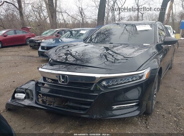 1HGCV3F94KA000068 2019 HONDA ACCORD HYBRID Black Սարքավորումների վահանակի տեսք