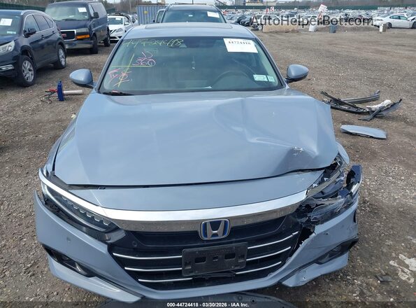 1HGCV3F96NA029138 2022 HONDA ACCORD HYBRID Серый Вид щитка приборов