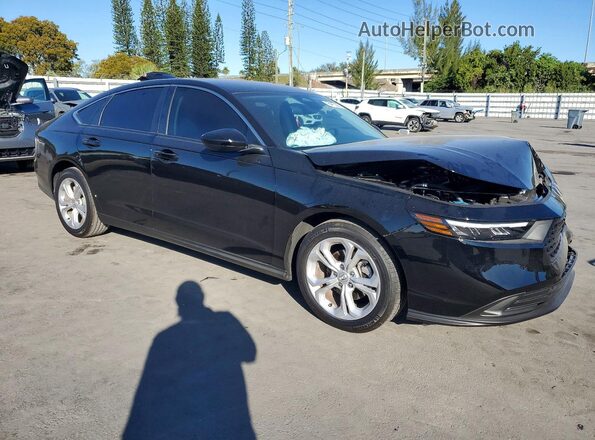 1HGCY1F20SA066504 2025 HONDA ACCORD Черный Передняя правая четверть