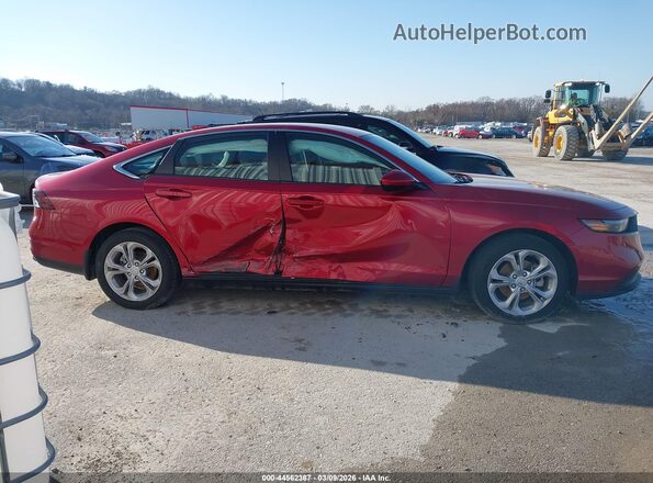1HGCY1F29RA010636 2024 HONDA ACCORD Красный Вид задней части салона