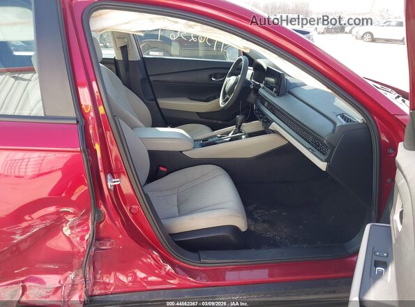 1HGCY1F29RA010636 2024 HONDA ACCORD Красный Вид салона спереди