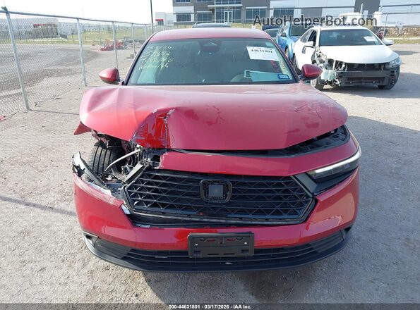 1HGCY1F2XSA003944 2025 HONDA ACCORD Красный Вид щитка приборов