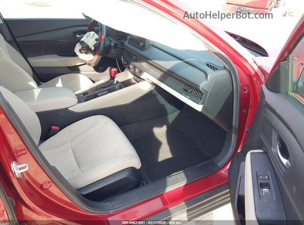 1HGCY1F2XSA003944 2025 HONDA ACCORD Красный Вид салона спереди