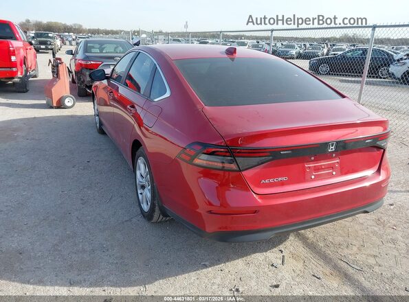 1HGCY1F2XSA003944 2025 HONDA ACCORD Красный Задняя левая четверть
