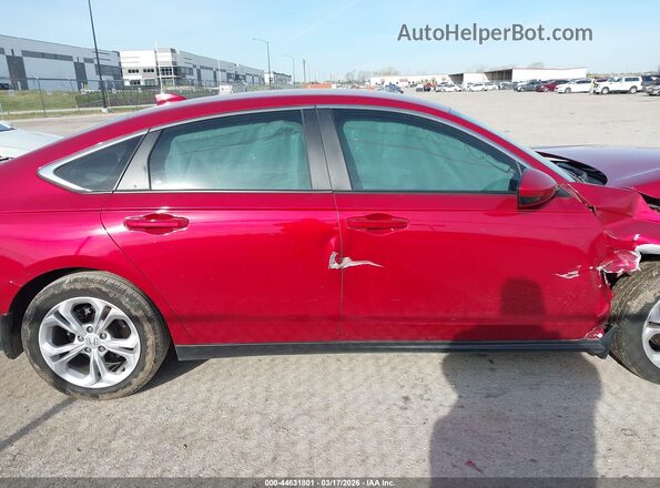 1HGCY1F2XSA003944 2025 HONDA ACCORD Красный Вид задней части салона