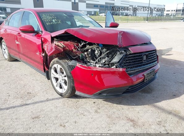 1HGCY1F2XSA003944 2025 HONDA ACCORD Красный Вид спереди