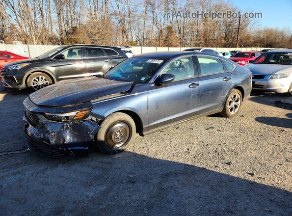 1HGCY1F37RA053557 2024 HONDA ACCORD Синий Передняя левая четверть