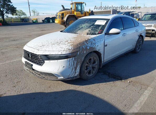 1HGCY1F39RA044634 2024 HONDA ACCORD White Առջևի ձախ երեք քառորդ տեսարան