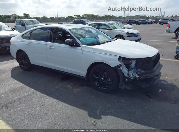 1HGCY1F40SA055570 2025 HONDA ACCORD Белый Передняя правая четверть