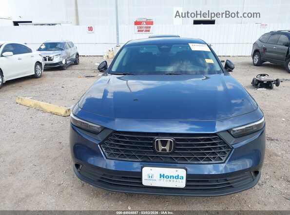 1HGCY1F44SA002192 2025 HONDA ACCORD Синий Вид щитка приборов
