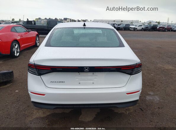 1HGCY1F4XSA066723 2025 HONDA ACCORD White 