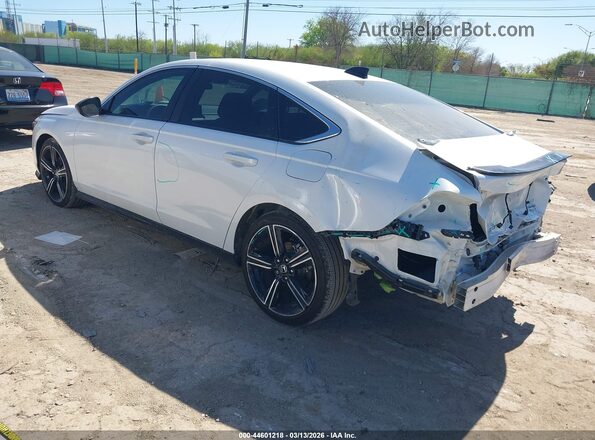 1HGCY2F52SA045606 2025 HONDA ACCORD HYBRID White Задня ліва чверть